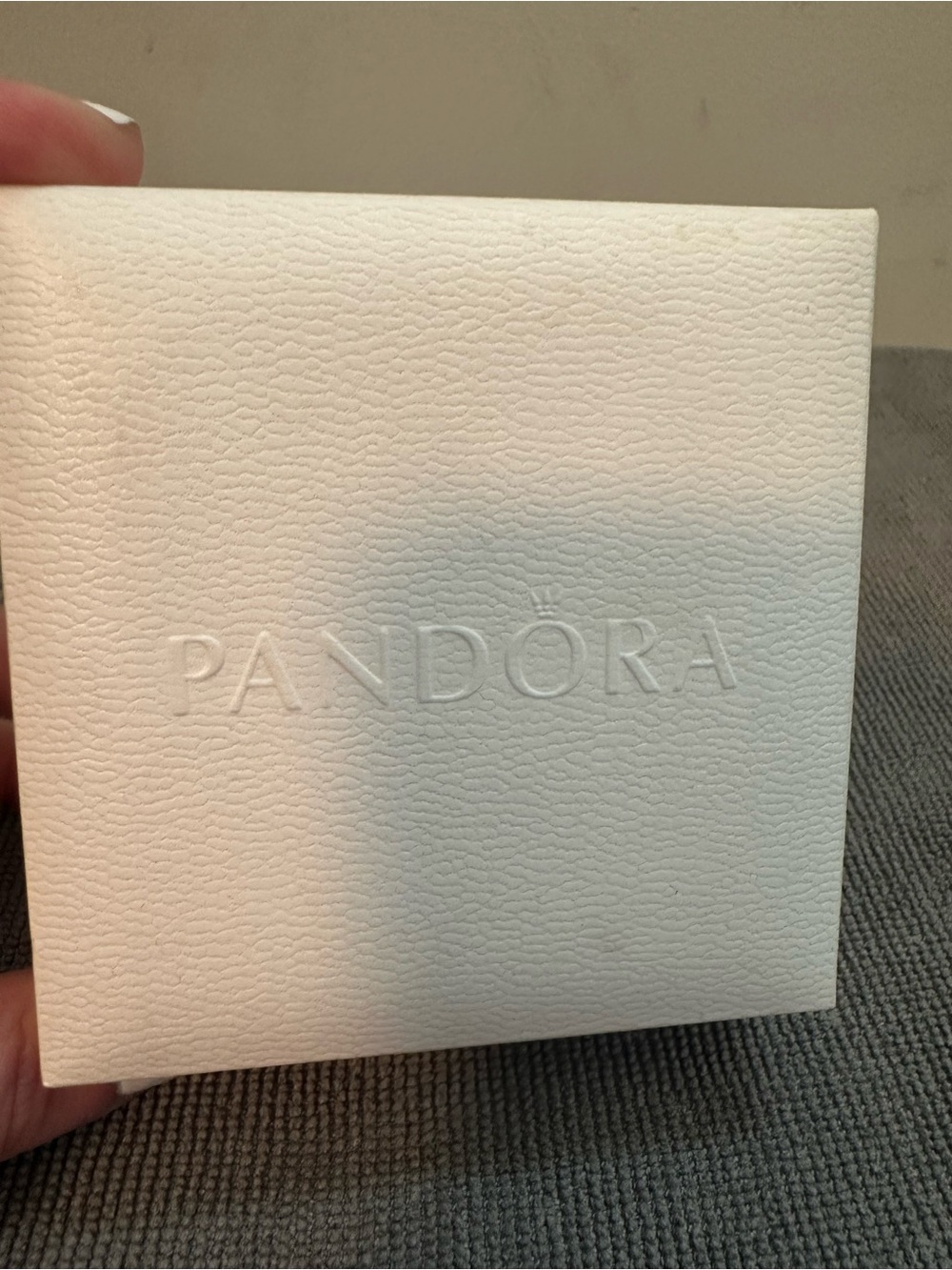 Pandora Black and White Jewelry Box with Logo